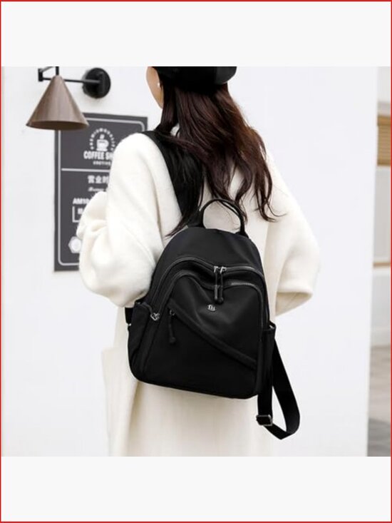 Mini Nylon Travel Backpack Purse, Cute Lightweight Daypack for Women